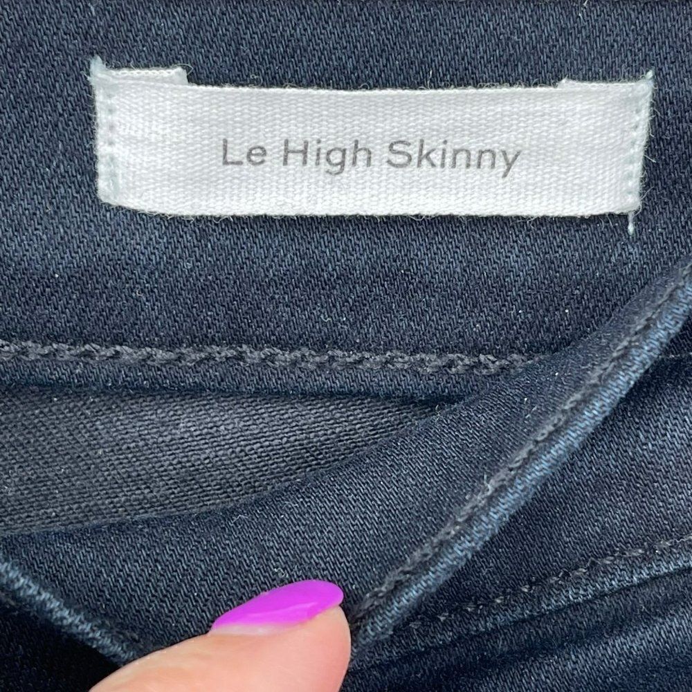 Frame Denim Le High Skinny Jeans‎ In BYXBEE Stretch Dark Wash LHSK147 Women 26 - Picture 8 of 15